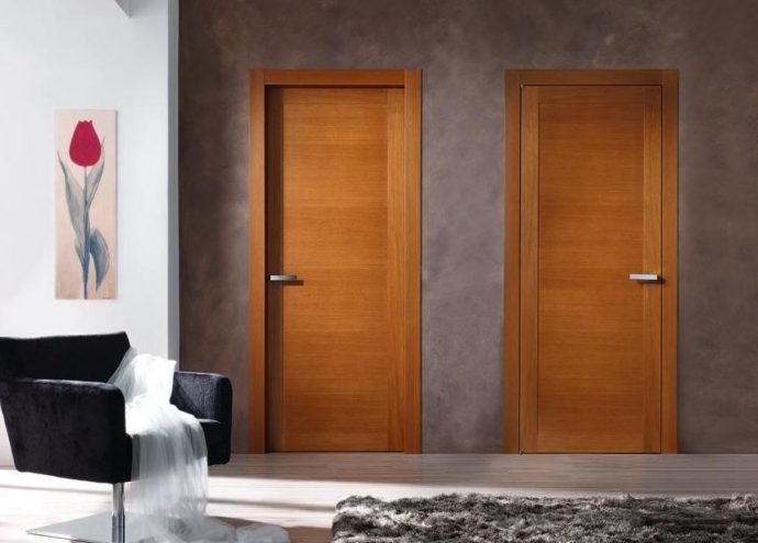 Wood Door for interior - collection SQUARE
