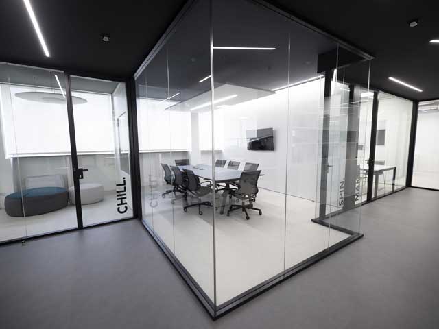 Partitions (only aluminium and glass)