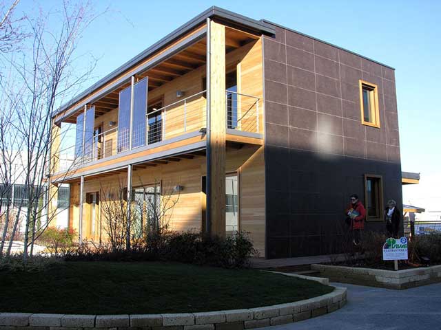 Wooden houses